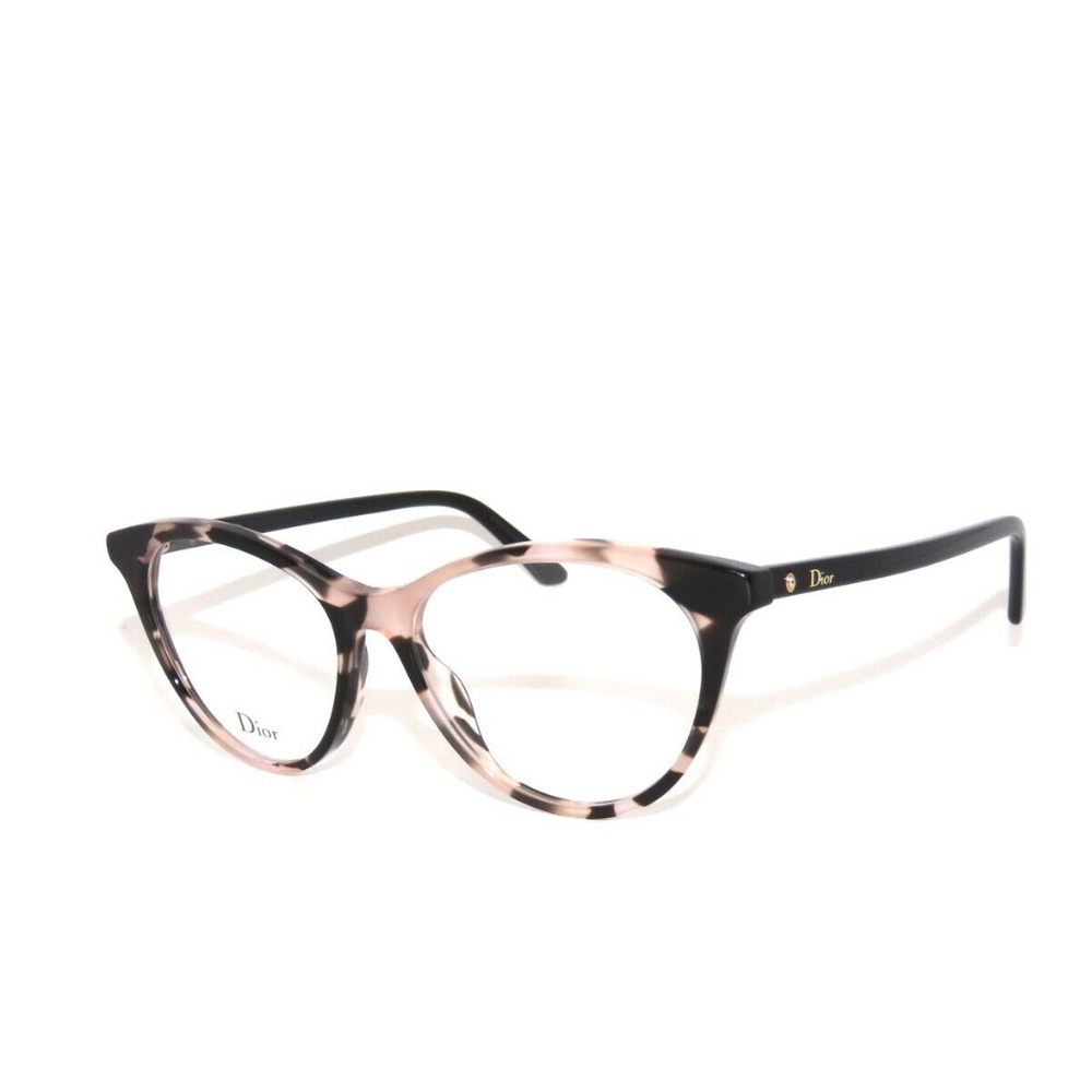 Dior Montaigne 57 HT8 50 Pink Havana Eyeglasses